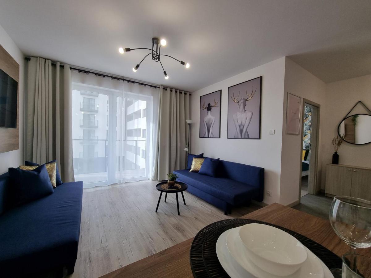 Q Apart Enter- Klimatyzowany 2 Pokojowy Apartament Przy Manufakturze Z Garazem Gratis, Fv לודז' מראה חיצוני תמונה